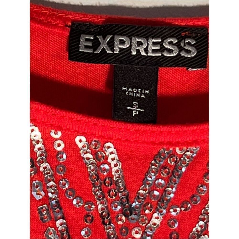 Express Y2k Vintage Tank With Sequence | Size Sma… - image 3